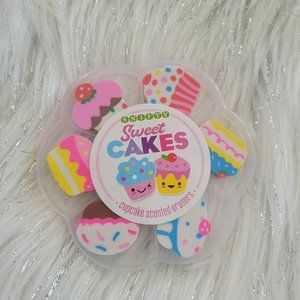 Sweet Cakes Cupcake Scented Erasers Set